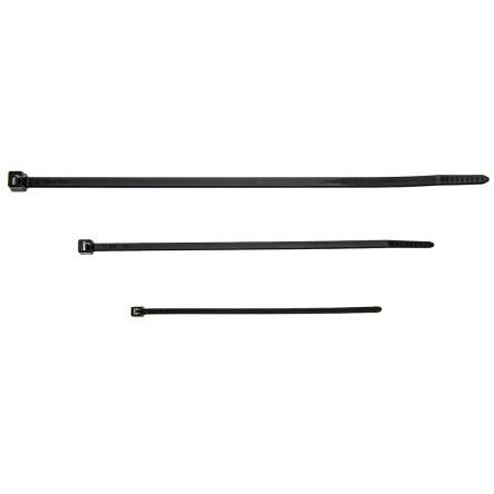 Stahovací páska Nerozpojitelné HT JAR1 CABLE TIE JAR BK TIES 2.5mm Černá Nylon 66 HellermannTyton