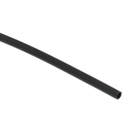 RS PRO Teplem smrštitelné bužírky průměr 2.4 mm Černá smršťovací poměr 2:1 Polyolefin 300mm