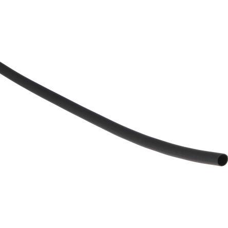 RS PRO Teplem smrštitelné bužírky průměr 3.2 mm Černá smršťovací poměr 2:1 Polyolefin 300mm