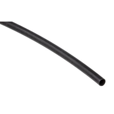RS PRO Teplem smrštitelné bužírky průměr 3.2 mm Černá smršťovací poměr 2:1 Polyolefin 300mm