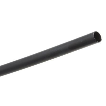 RS PRO Teplem smrštitelné bužírky průměr 6.4 mm Černá smršťovací poměr 2:1 Polyolefin 300mm