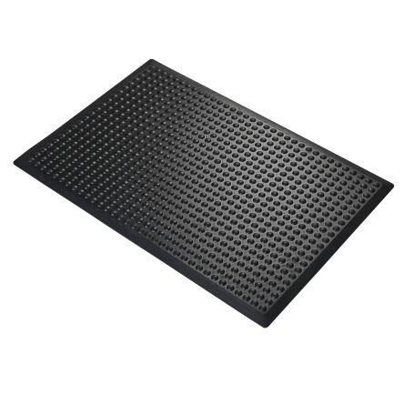 Coba Europe Protiúnavová rohož, Černá Přírodní pryž Bublina Suché, délka: 900 mm, šířka: 600mm Samostatně x 14 mm