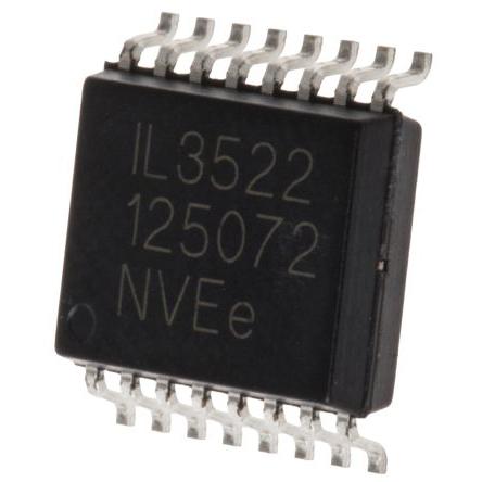 NVE IL3522E Linkový vysílač-přijímač Sběrnicový vysílač-přijímač CML Digitální Neinvertující, počet kolíků: 16 kolíkový,