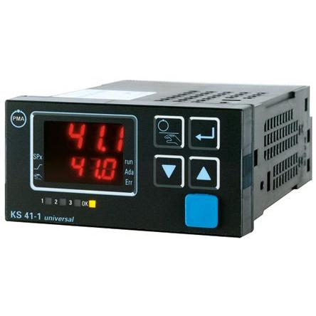 P.M.A PID regulátor teploty, řada: KS41 Panel, 65 °C, -20 °C 5, počet výstupů: 3, výstup: Relé 250V ac