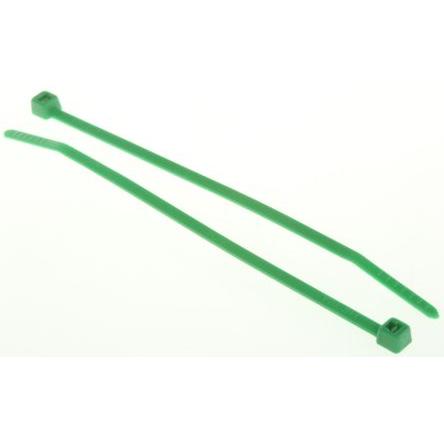 Stahovací páska Nerozpojitelné 111-01815 T18R-PA66-GN 100 mm 2.5mm Zelená Nylon 66 HellermannTyton