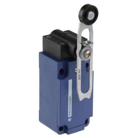 Telemecanique Sensors OsiSense XC Páka s válečkem Koncový spínač 1 NO/1 NC IP65 Plastové 240V ac 3A