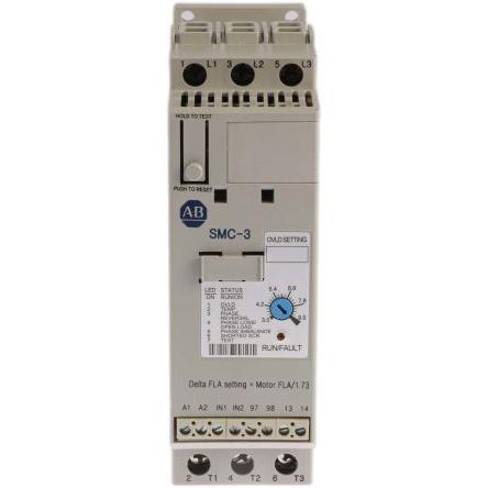 Allen Bradley Startér pro plynulý rozběh, rozsah: SMC-3 4 kW 460V ac 3fázový IP2X
