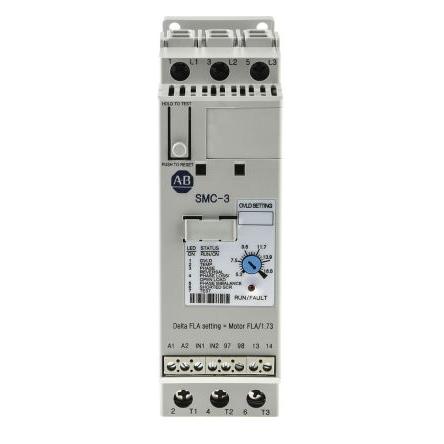 Allen Bradley Startér pro plynulý rozběh, rozsah: SMC-3 7.5 kW 460V ac 3fázový IP2X