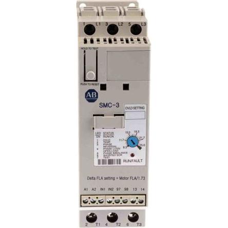 Allen Bradley Startér pro plynulý rozběh, rozsah: SMC-3 11 kW 460V ac 3fázový IP2X
