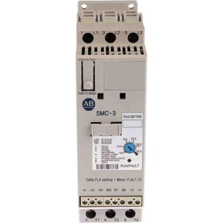 Allen Bradley Startér pro plynulý rozběh, rozsah: SMC-3 15 kW 460V ac 3fázový IP2X