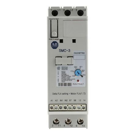 Allen Bradley Startér pro plynulý rozběh, rozsah: SMC-3 18.5 kW 460V ac 3fázový IP2X