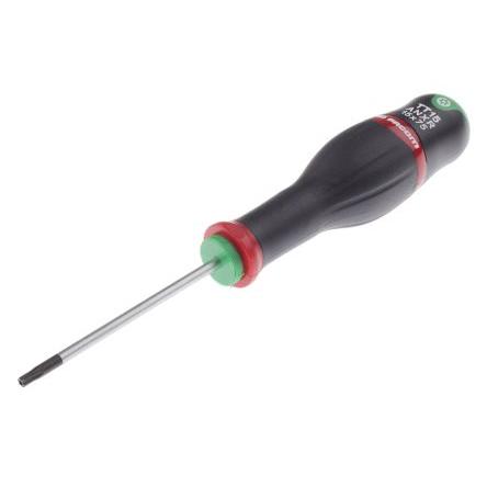 Šroubovák Torx a Torx Plus, dělka lopatky: 75 mm Matný chrom Standardní hrot T15, celková délka: 185mm Facom