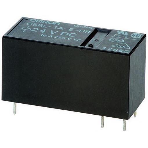 Omron Výkonové relé SPDT Montáž na plošný spoj 16A 5V dc G5RL