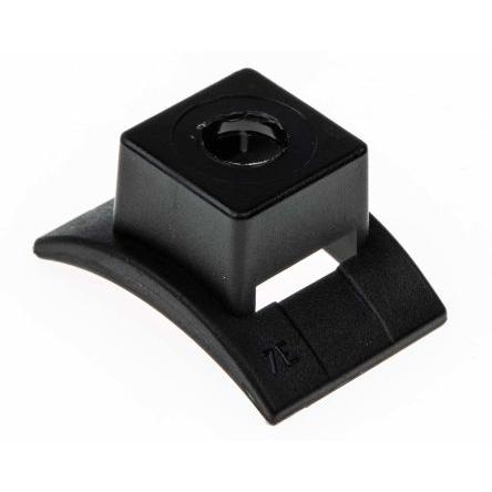 Držák vázacích pásek 8 mm široké pásky 25 mm 17mm barva Černá HellermannTyton