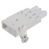 Wieland Konektor pro osvětlení, řada: GST18i3 Kabel Vnější Mini konektor Objímka 16A, IP40 barva Bílá, formát pólů: 3
