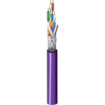 Belden Cat5e Ethernetové kabely, řada: 1633ENS, Šedá, Nízko dýmivý bezhalogenový 500 m, typ pláště: Stíněné Stíněný