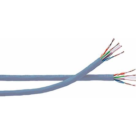 Belden Kat6 Ethernetové kabely, řada: 7812E, Šedá, Polyvinylchlorid, 72V dc 100 m, typ pláště: Nestíněný Nestíněný