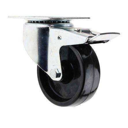 RS PRO Brzděné otočné 120 kg 100 mm, Fenol