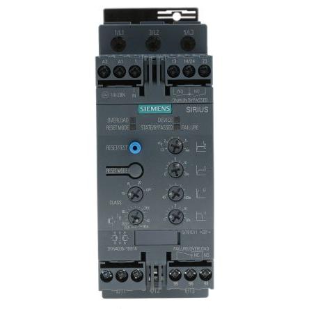Siemens Startér pro plynulý rozběh, rozsah: 3RW40 22 kW 480V ac 3fázový IP20