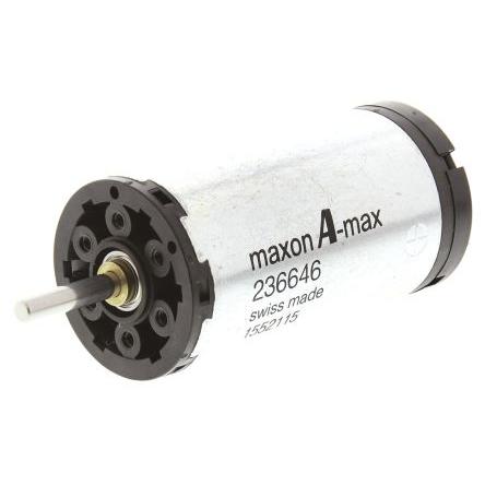 Maxon Motor DC, řada: A-Max 18V dc Komutátorový 5270rpm 37.5 mNm 15 W 4 mm 1.21A