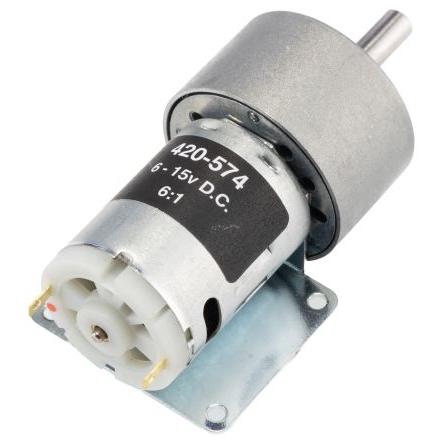 RS PRO Stejnosměrný převodový motor, řada: RS PRO Komutátorový s převodem 1644rpm 4 Ncm 7.9 W 6 mm 990mA
