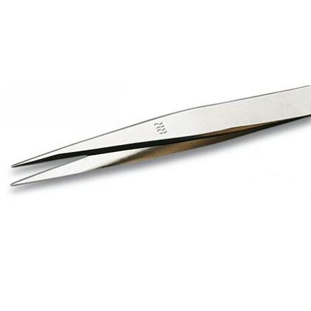 Pinzeta, celková délka: 140mm Antimagnetický, Nerezová ocel Špičatý špička Weller Erem