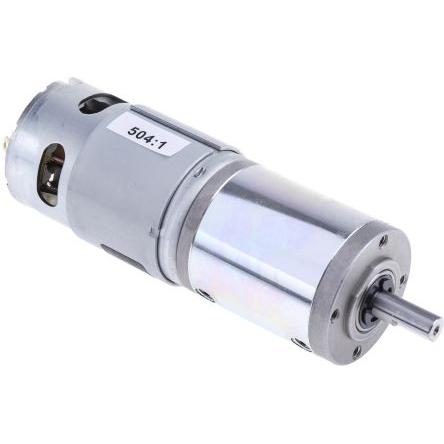 RS PRO Stejnosměrný převodový motor, řada: RS PRO 12V dc Komutátorový s převodem 11rpm 2.9 Nm 41.3 W 8 mm 5.5A