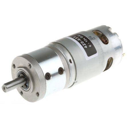 RS PRO Stejnosměrný převodový motor, řada: RS PRO 12V dc Komutátorový s převodem 1750rpm 29 Ncm 41.3 W 8 mm 5.28A