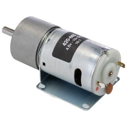 RS PRO Stejnosměrný převodový motor, řada: RS PRO 12V dc Komutátorový s převodem 753rpm 20 Ncm 19.8 W 6 mm 2.81A