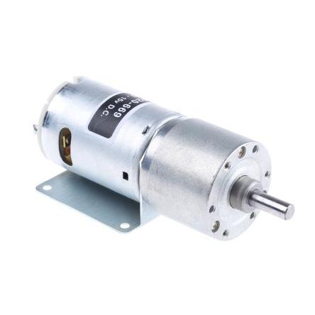 RS PRO Stejnosměrný převodový motor, řada: RS PRO 12V dc Komutátorový s převodem 309rpm 29 Ncm 21.2 W 6 mm 2.81A