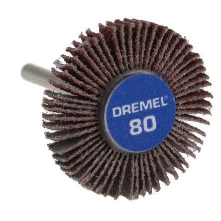 Lamelový kotouč, řada: DREMEL 500 Oxid hlinitý Hrubé zrnitost P80, max. bezpečná rychlost: 35000 rpm 28.6 mm, šířka: 4.8