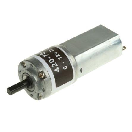 RS PRO Stejnosměrný převodový motor, řada: RS PRO 12V dc Komutátorový s převodem 76rpm 20 Ncm 1.5 W 4 mm 200mA