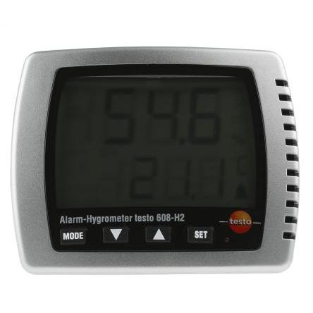 Vlhkoměr, číslo modelu: 608-H2 0560 6082 Testo, 70 °C ±2 %RH, rozsah vlhkosti: 98 %RH