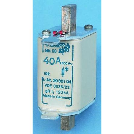 Pojistka NH 160A NH00 FF aR SIBA 500V ac
