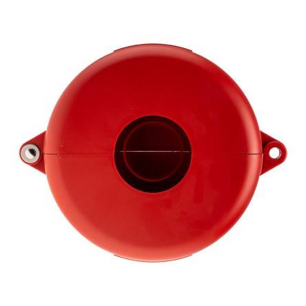 Brady, Uzamčení ventilu brány Červená 1 zámek, Polypropylen Uzamčení 9.53 mm