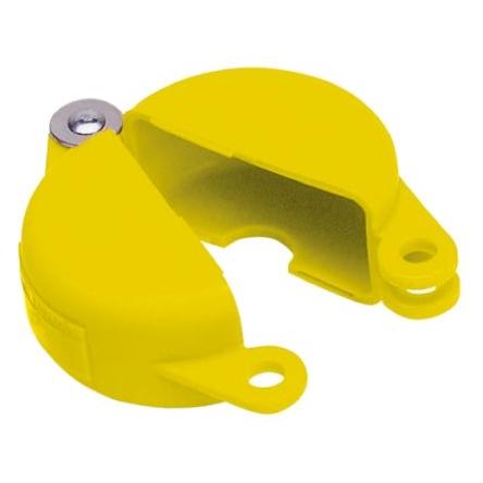 Brady, Uzamčení ventilu brány Žlutá 1 zámek, Polypropylen Uzamčení 9.53 mm