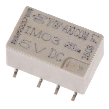 TE Connectivity Signálové relé DPDT Povrch 2A 5V dc IM