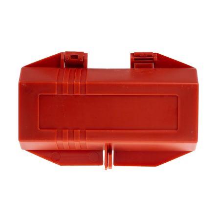 Brady, Blokování elektrické zástrčky Červená, Polypropylen Uzamčení 9.14 mm
