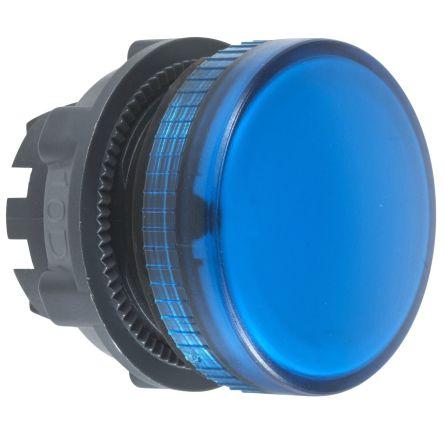 Schneider Electric Hlava kontrolky, řada: Harmony Modrá, průměr výřezu: 22 mm Montáž do panelu montáž