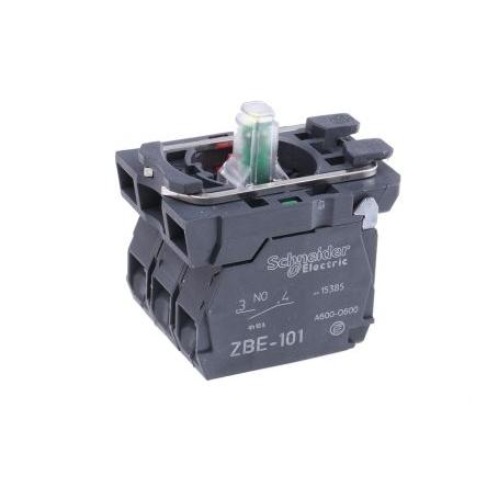 Schneider Electric Blok světel, řada: Harmony Kontakt a světelný blok 1 NO/1 NC 24V ac/dc Šroub barva Bílá LED