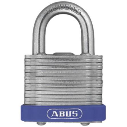 ABUS Visací zámek Klíč Stejné klíčování Odolnost vůči povětrnostním vlivům, Ocel Obojí 8.8 mm třmen, Šedá 53mm