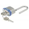 ABUS Visací zámek Klíč Stejné klíčování Odolnost vůči povětrnostním vlivům, Ocel Obojí 6.7 mm třmen, Šedá 44mm