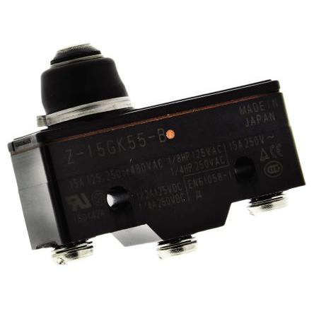 Omron Z Pružinový plunžr Koncový spínač SPDT IP00 250V ac 15A