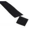 Pás se smyčkami, Černá 25mm x, délka: 5 m Velcro