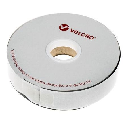Pás se smyčkami, Černá 25mm x, délka: 5 m Velcro
