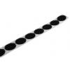 Pás se smyčkami, Černá 22mm x, délka: 5 m Velcro