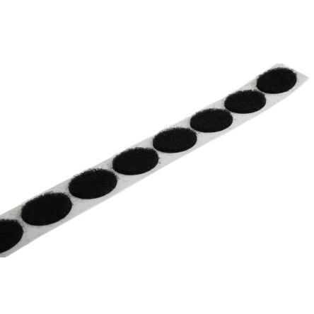 Pás se smyčkami, Černá 22mm x, délka: 5 m Velcro