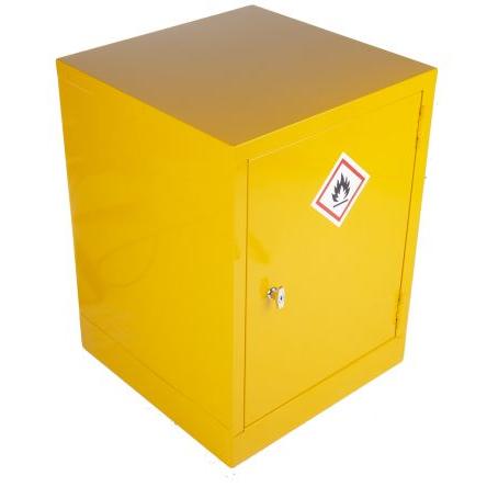 Skříň pro hořlavé produkty Žlutá Uzamykatelný 1dvéřová, Ocel 609 mm x 457mm x 457 mm RS PRO