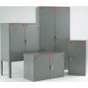 Skříň na nebezpečné látky Šedá Uzamykatelný 2dvéřová, Ocel 915 mm x 915mm x 457 mm RS PRO