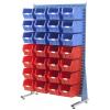 Žaluziová úložná jednotka barva Modrá Polypropylen Přenosné 1500 mm x 1000 mm x 500 mm RS PRO